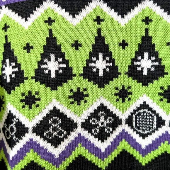 RARE Limited Edition NVIDIA Holiday Knit Sweater Ugly Christmas PC Gamer XS/S - Picture 4 of 10